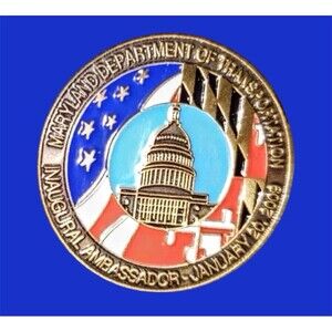 PRESIDENT BARACK OBAMA VP BIDEN Collectible Inaugural Lapel Pin 2009 RARE